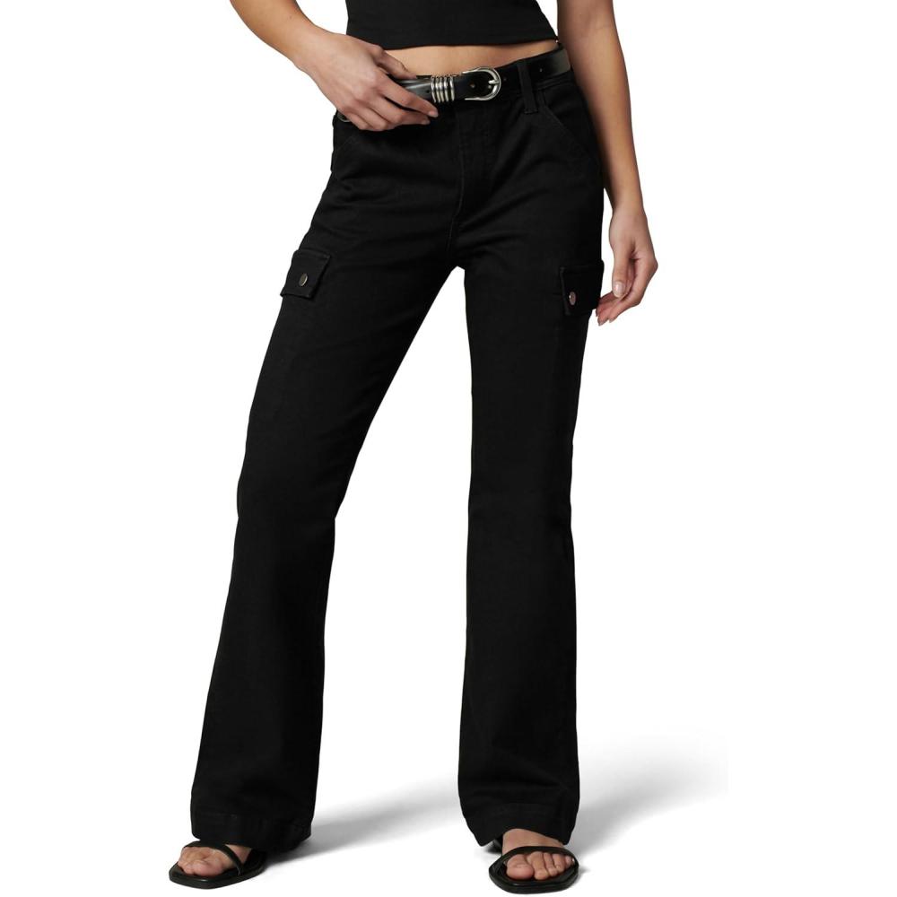 imageJoes Womens The Frankie Cargo Bootcut PetiteBlack