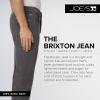 Joe’s Jeans Mens Brixton Non-Denim Straight and Narrow Leg Twill Pant(Grease)