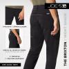 Joe’s Jeans Mens Brixton Non-Denim Straight and Narrow Leg Twill Pant(Night Shade)