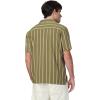 Joe’s Jeans Mens Camp Shirt(Olive Stripe)
