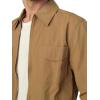 Joe’s Jeans Men’s Modern Utilitarian Zip Shirt(Whiskey)