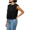 Joe’s Jeans Women’s The Arden Sleeveless Tee(Black)
