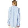 Joe’s Jeans Women’s The Boyfriend Button Down Long Sleeve Shirt(Blue and White Stripe)