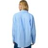 Joe’s Jeans Women’s The Boyfriend Button Down Long Sleeve Shirt(Sky Blue/White Stripe)