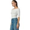 Joe’s Jeans Womens The Laur Off The Shoulder Top(Ecru)