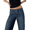 Joe’s Jeans Womens The Lou Lou Low Rise Wide Leg Jeans(Home Girl)