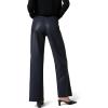 Joe’s Jeans Womens The Mia Petite High Rise Wide Leg Jean(Navy Coated)