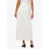 Joe’s Women’s The Eva High Rise Maxi Denim Skirt with Front Slit(Milk)