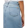 Joe’s Women’s The Eva High Rise Maxi Denim Skirt with Front Slit(Pazazz)