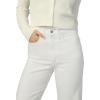 Joe’s Women’s The Margot High Rise Cropped Straight Leg Jean(White)