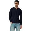 Joe’s Jeans Mens Dwight Double-face Henley(True Navy)