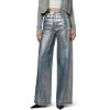 Joe’s Jeans Womens The Mia High Rise Wide Leg Jean(Party Indigo Foil)