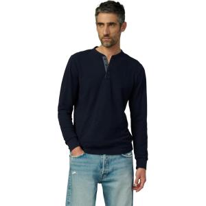 Joe’s Jeans Mens Dwight Double-face Henley(True Navy)