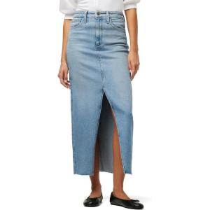 Joe’s Women’s The Eva High Rise Maxi Denim Skirt with Front Slit(Pazazz)