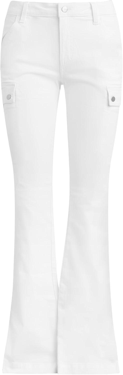 imageJoes Jeans Womens The Frankie Cargo BootcutWhite