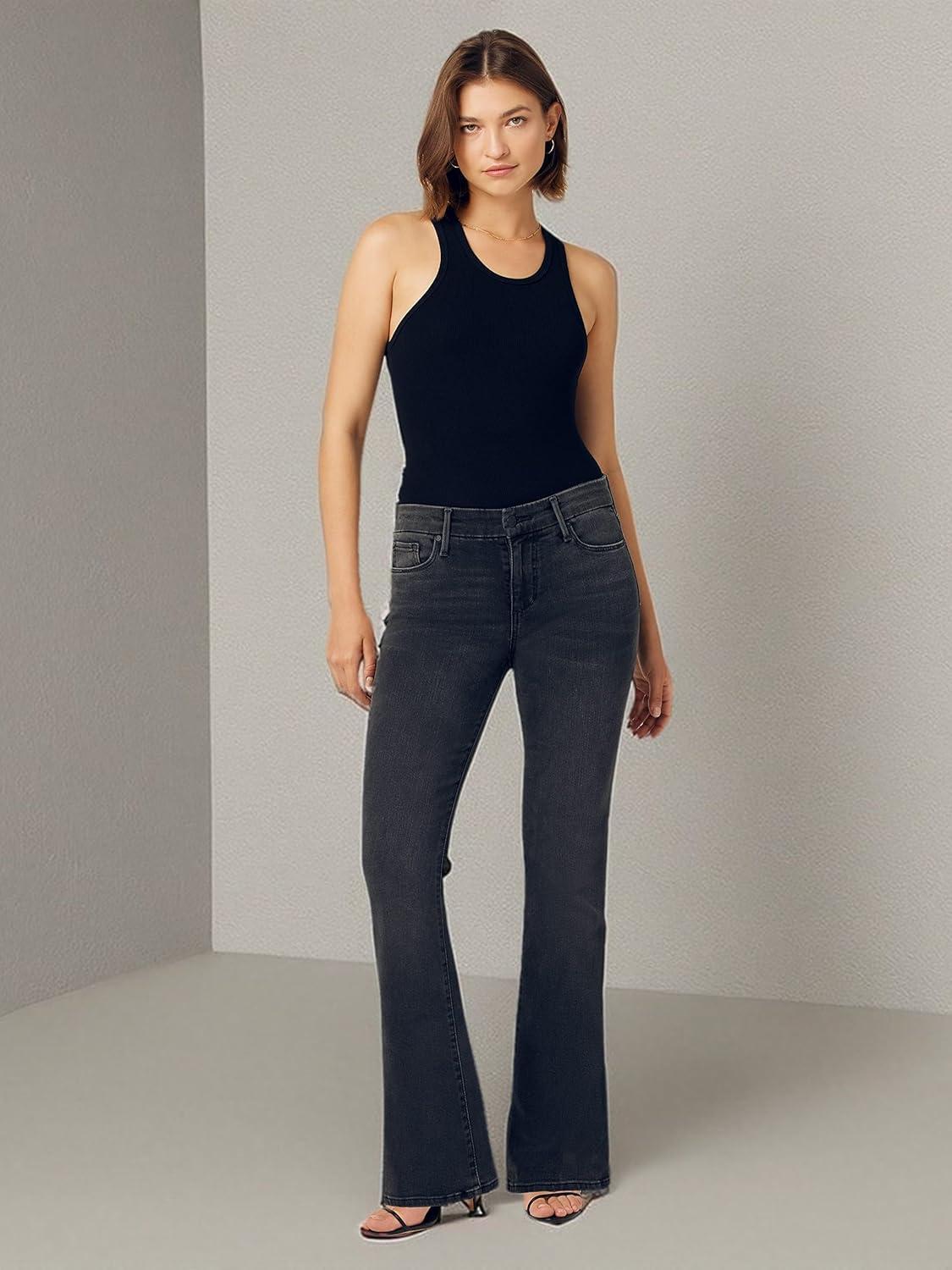 imageJoes Jeans Womens The Provocateur Petite Mid Rise Bootcut Fashion JeanHayward