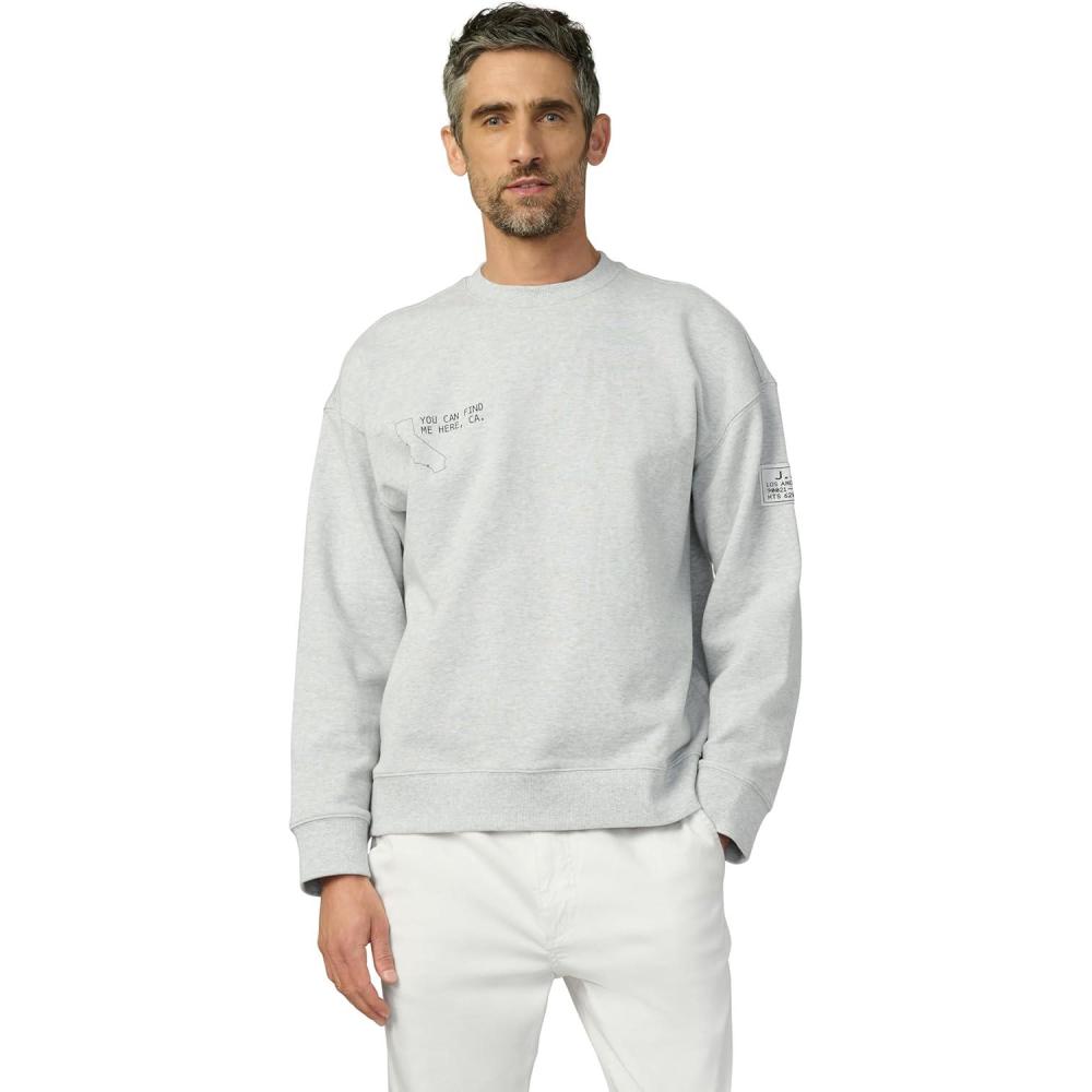 imageJoes Jeans Mens Relaxed Crewneck SweatshirtLight Heather Grey