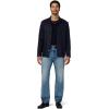 Joe’s Jeans Men’s Hemingway Blazer Linen Button Down with Pockets(Black)