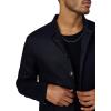 Joe’s Jeans Men’s Hemingway Blazer Linen Button Down with Pockets(Black)