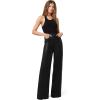 Joe’s Jeans Women’s The Mia Vegan Leather Crop Trouser(Coated Black)