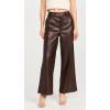 Joe’s Jeans Women’s The Mia Vegan Leather Crop Trouser(Coffee Bean)