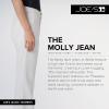 Joe’s Jeans Womens The Molly High Rise Flare Jean(White)