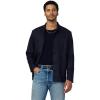 Joe’s Jeans Men’s Hemingway Blazer Linen Button Down with Pockets(Black)