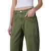Joe’s Women’s The High Rise Double Pocket Barrel Jean(Winter Moss)