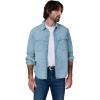 Joe’s Jeans Men’s The Wayne Denim Western Shirt Long Sleeve Pocket Button Down(Canoga)