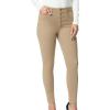Joe’s Womens Charlie Ankle Exposed Button Fly(Tan)