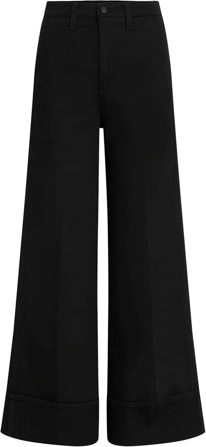 imageJoes Jeans Womens The Trixie High Rise Wide Leg Denim TrouserBlack