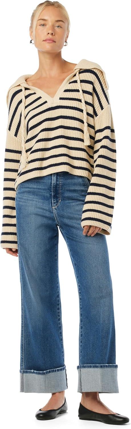 imageJoes Jeans Womens The Trixie High Rise Wide Leg Denim TrouserFirst Bite