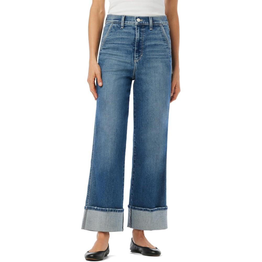 imageJoes Jeans Womens The Trixie High Rise Wide Leg Denim TrouserFirst Bite