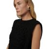 Joe’s Jeans Women’s The Clara Sleeveless Sweater Vest(Black)