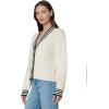 Joe’s Jeans Womens The Leah Cardigan(Ecru Navy Stripe Trim)