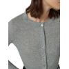 Joe’s Women’s The Dani Button Down Long Sleeve Cardigan(Heather Grey)