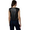 Joe’s Women’s The Maeve Vegan Leather Sleeveless Tee(Black)