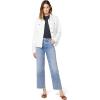 Joe’s Womens The Relaxed Fit Comfort Stretch Denim Jacket(White)