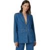 Joe’s Jeans Womens The Nina Denim Boyfriend Blazer(Fine)