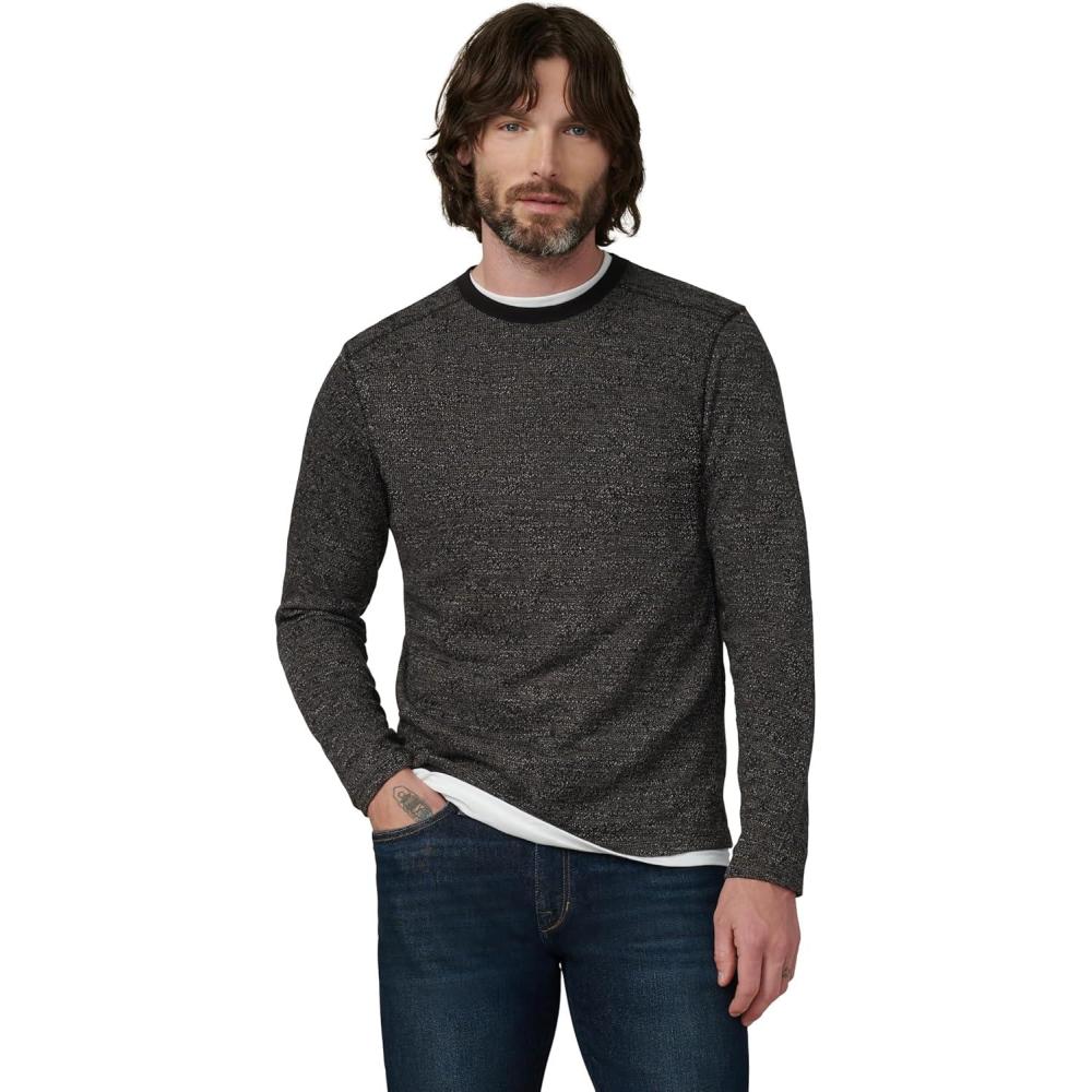 imageJoes Jeans Mens Crewneck Knit Pullover SweaterBlack