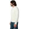 Joe’s Jeans Mens Crewneck Knit Pullover Sweater(White Ribbed Knit)