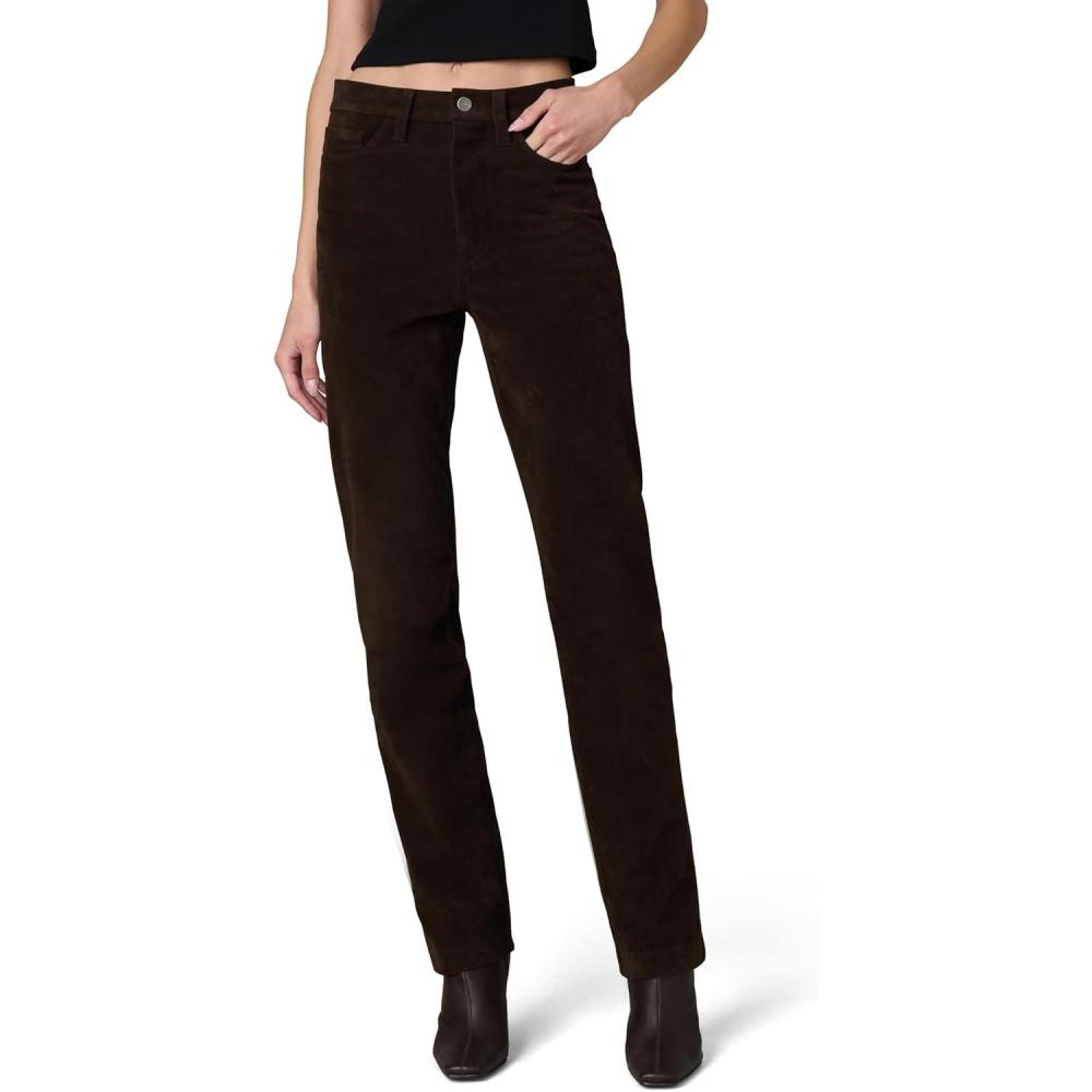 imageJoes Jeans Womens The Margot High Rise Slim Fit Jean Dark Chocolate 26W x 32L