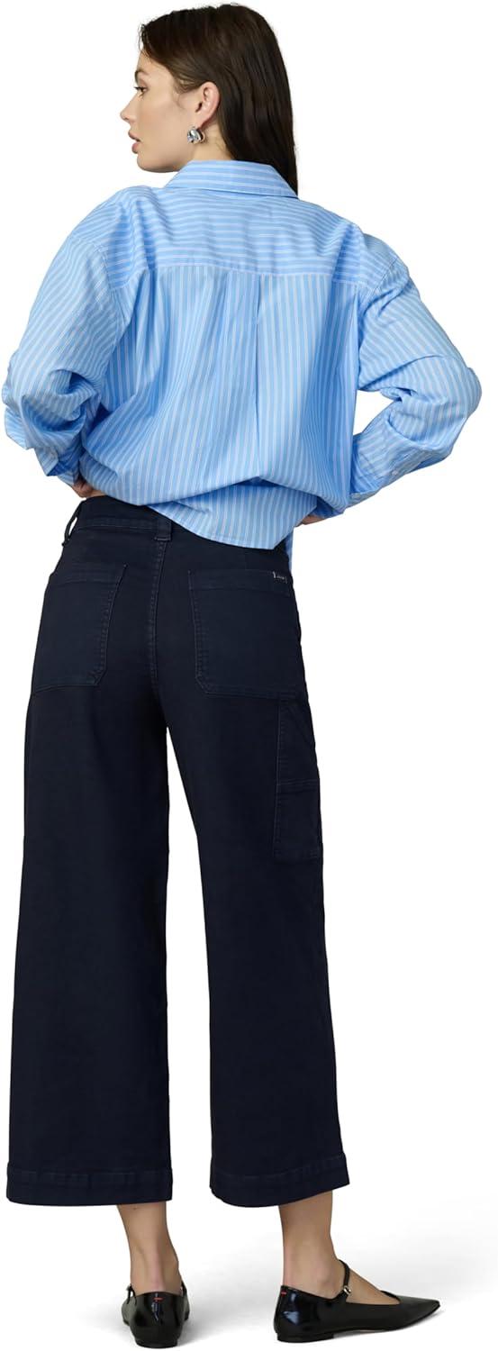 imageJoes Jeans Womens The Chloe High Rise Utility Wide Leg PantNight Sky