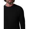 Joe’s Jeans Mens Long Sleeve Waffle Tee(Black)