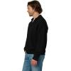 Joe’s Jeans Men’s Polo Long Sleeve Sweater(Black)