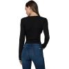 Joe’s Jeans Women’s The Long Sleeve Baby Tee(Black)