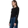 Joe’s Jeans Women’s The Long Sleeve Baby Tee(Black)