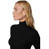 Joe’s Jeans Womens The Tony Turtleneck Long Sleeve Top(Black)