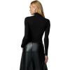 Joe’s Jeans Womens The Tony Turtleneck Long Sleeve Top(Black)