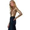 Joe’s Jeans Womens The Tony Turtleneck Long Sleeve Top(Bronze Brown)